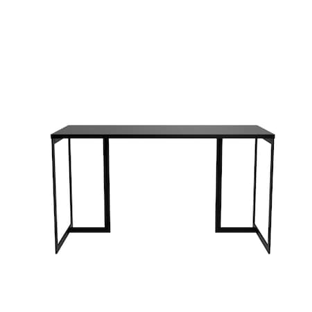 Manhattan Comfort Desk, 29.8 in H, 23.43 in W X Black 72752